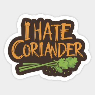 I Hate Coriander Day – February Sticker